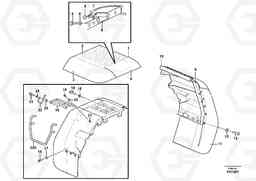 106932 Swing out rear mudguard L120F, Volvo Construction Equipment