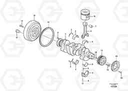 95464 Crankshaft and related parts EC140B PRIME S/N 15001-, Volvo Construction Equipment