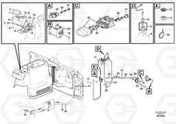 104509 Cable harness, fire extinguishing system, cab L180F, Volvo Construction Equipment