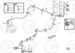 58210 Cable harness, CDC steering L150F, Volvo Construction Equipment