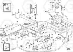 105183 Steering system, pipes and hoses A35E, Volvo Construction Equipment