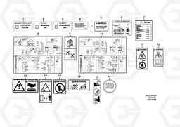 71924 Illustrations of sign plates and decals L60F, Volvo Construction Equipment