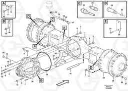 38367 Planetary axle, motor unit A40E FS FULL SUSPENSION, Volvo Construction Equipment
