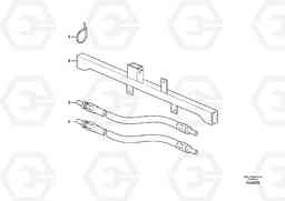 18619 Central lubrication, tool bar. L120E S/N 19804- SWE, 66001- USA, 71401-BRA, 54001-IRN, Volvo Construction Equipment