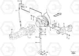 25074 Turbocharger with fitting parts A40E, Volvo Construction Equipment