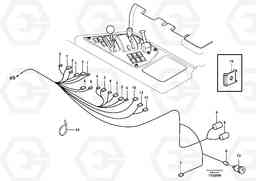 52348 Cable harnesses, control panel A35D, Volvo Construction Equipment
