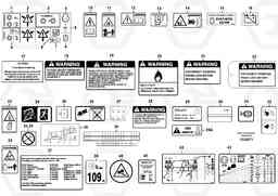 59379 Illustrations of sign plates and decals A40D, Volvo Construction Equipment