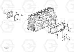105089 Cylinder block A40E FS FULL SUSPENSION, Volvo Construction Equipment