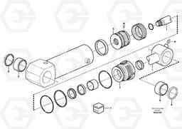 44375 Stabiliser cylinder BL60 S/N 11315 -, Volvo Construction Equipment