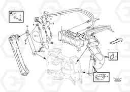 46339 Hydraulic system, stabiliser legs BL60 S/N 11315 -, Volvo Construction Equipment