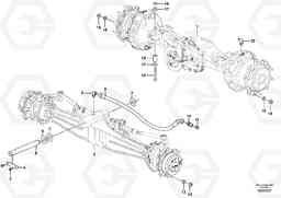 70482 Planet axles with fitting parts BL71 S/N 16827 -, Volvo Construction Equipment