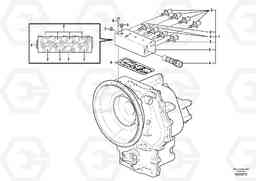 45387 Control valve BL71 S/N 16827 -, Volvo Construction Equipment