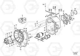 21056 Hydraulic transmission with fitting parts BL61 S/N 11459 -, Volvo Construction Equipment