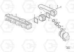 98964 Inlet manifold L45B S/N 1941500 - S/N 1951500 -, Volvo Construction Equipment