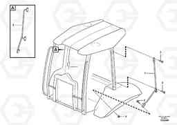 42592 Step handle canopy BL61 S/N 11459 -, Volvo Construction Equipment