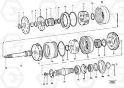101798 Planetary gears and shafts A30E, Volvo Construction Equipment