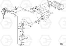 105859 Hydraulic system, suction line BL61PLUS S/N 10287 -, Volvo Construction Equipment