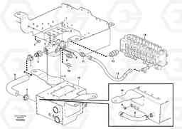 101390 Hydraulic system, return line BL71 S/N 16827 -, Volvo Construction Equipment