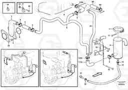 85619 Crankcase ventilation L150E S/N 10002 - 11594, Volvo Construction Equipment