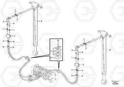 46359 Hydraulic system, stabiliser legs BL71 S/N 16827 -, Volvo Construction Equipment