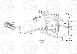 46936 Hydraulic system, sideshift BL61 S/N 11459 -, Volvo Construction Equipment