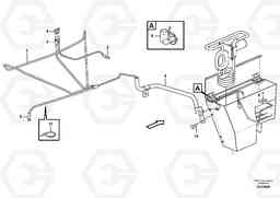 45372 Cable harness, fuel filling pump BL71 S/N 16827 -, Volvo Construction Equipment