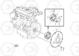 64833 Pump gearbox with assembling parts EC55C S/N 110001- / 120001-, Volvo Construction Equipment