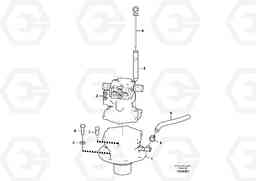 64835 Swing motor with mounting parts EC55C S/N 110001- / 120001-, Volvo Construction Equipment