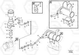 96141 Inlet system, pre-cleaner EC460C, Volvo Construction Equipment