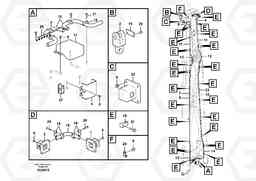 73821 Cable harness, upper section PL4611, Volvo Construction Equipment