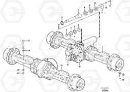 55254 Planet axles with fitting parts L50F, Volvo Construction Equipment