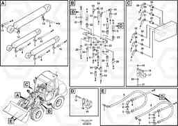 63816 Hydraulic system lifting and tilting System L25B TYPE 175, S/N 0500 - TYPE 176, S/N 0001 -, Volvo Construction Equipment