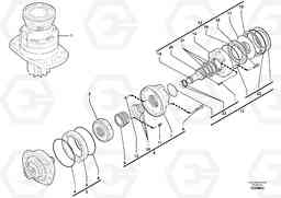 47377 Slewing gear motor EC27C, Volvo Construction Equipment
