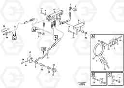 56394 Central lubrication with fitting parts. B2 L220F, Volvo Construction Equipment