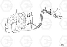 74834 Pr. check connection, hydr. valve L120F, Volvo Construction Equipment