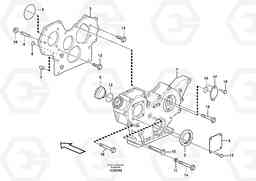 55096 Timing gear casing and gears EC27C, Volvo Construction Equipment