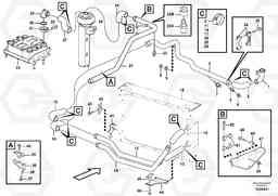 84721 Cooling system, radiator - coolant pump A35E, Volvo Construction Equipment