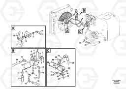 106356 Hydraulic system, oil cooling system EW140C, Volvo Construction Equipment