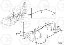38283 Cable harness chassis BL61 S/N 11459 -, Volvo Construction Equipment