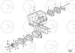 98021 Main valve assembly, assembly block EW160C, Volvo Construction Equipment