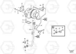 33334 Turbocharger with fitting parts EC210C, Volvo Construction Equipment
