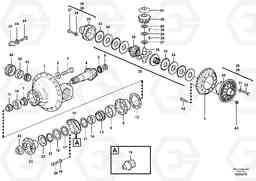 77844 Differential carrier, forward L330E, Volvo Construction Equipment