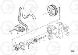 66091 Belt transmission ECR305C, Volvo Construction Equipment