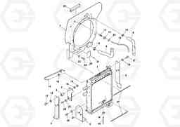 96370 Cooling Package Assembly DD132HF/DD138HF/HA/HFA S/N 197527-, Volvo Construction Equipment