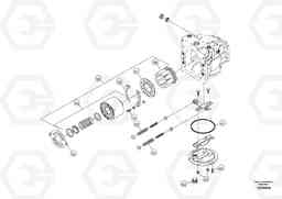 37660 Propulsion Pump - Internal Breakdown PT220RH/PT240RH, Volvo Construction Equipment