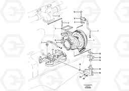 66904 Turbocharger with fitting parts EC700B, Volvo Construction Equipment