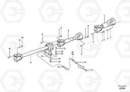 7837 Propeller shafts with fitting parts L180F, Volvo Construction Equipment