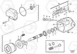 37461 Hydraulic pump L110E S/N 1002 - 2165 SWE, 60001- USA,70201-70257BRA, Volvo Construction Equipment