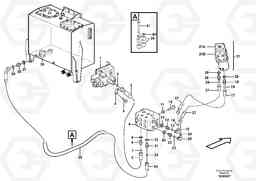 13343 Steering system, pressure and return lines L120F, Volvo Construction Equipment