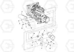 98253 Air cleaner and muffler installation CR24/CR30 S/N 197606 -, Volvo Construction Equipment